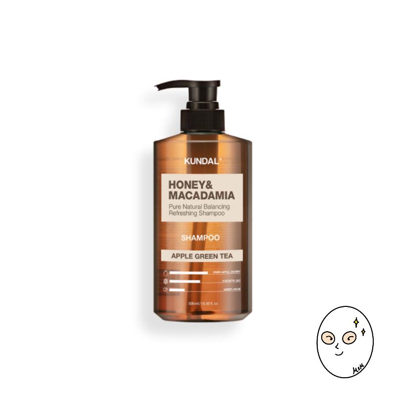KUNDAL Honey & Macadamia Shampoo 500ml #01 Apple Green Tea