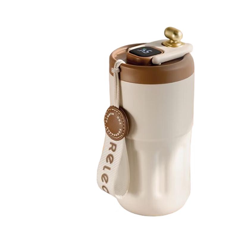 Smart Digital Display 410ml Insulated Ceramic Lined Mug