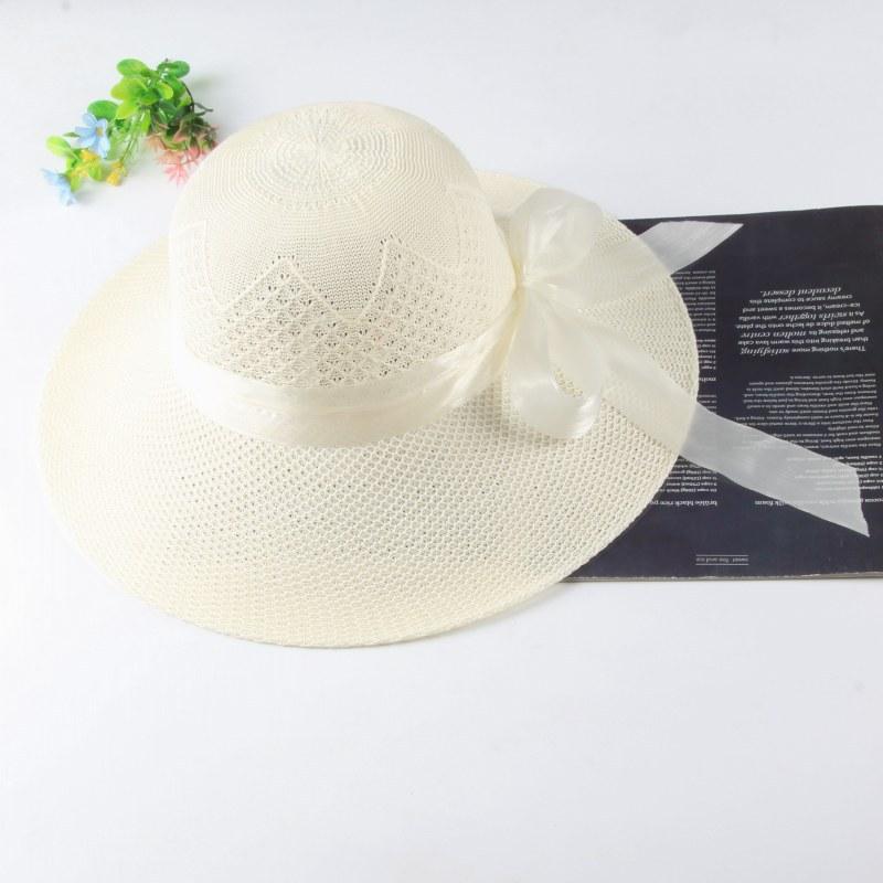 Hat Women's Sunscreen Sun Hat Summer Thin Versatile Beach Hat Foreign Style Holiday Straw Hat Bucket Hat Women