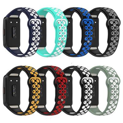 Športový silikónový remienok na zápästie pre Huawei Band 6/Honor Band 6 Smart Bracelet Wristband
