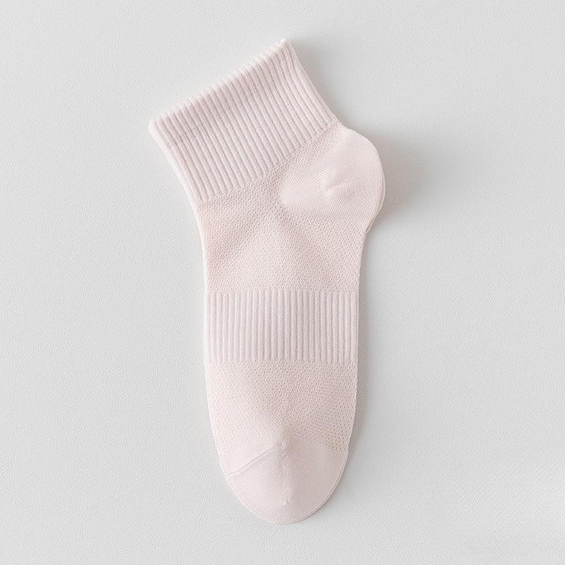 Sock Summer Light Pure Cotton Anti-bacterial and Deodorizing Mesh Breathable Without Bones Anti-slip and Anti-drop Heel