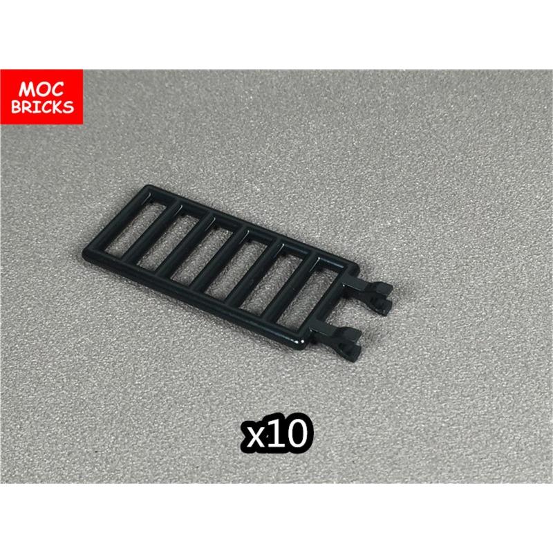 MOC Bricks Fence Railing Window Stairs Ladder Gate DIY Garden House Architecture Accessories Building Blocks Children's Toys