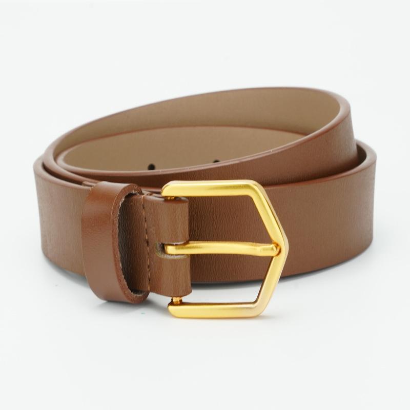 New Style Without Ladies Genuine Leather Belt for Women with Double Sided Simple Belts Fashionable and Versatile Decorative Belt for Women