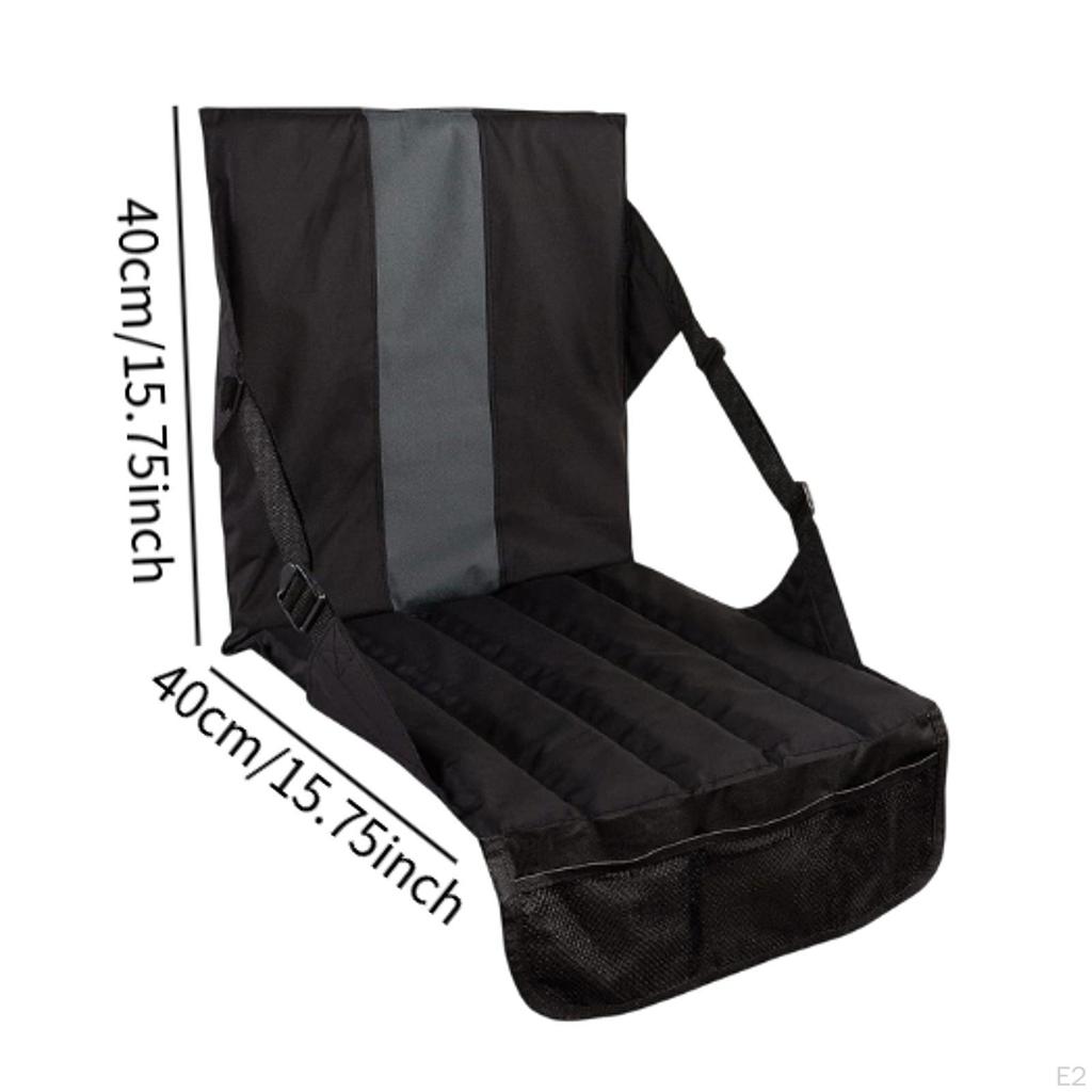 Portable Stadium Seat Cushion with Back Support for Outdoor Activities