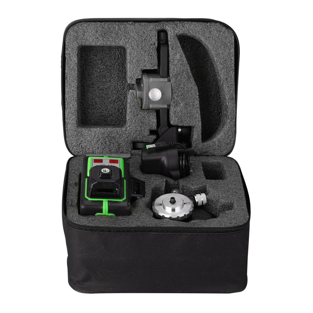 3D Level Machine 360 degrees  Rotatable Base 1 4in Screw 12 Lines Level Machine for Wallpapering