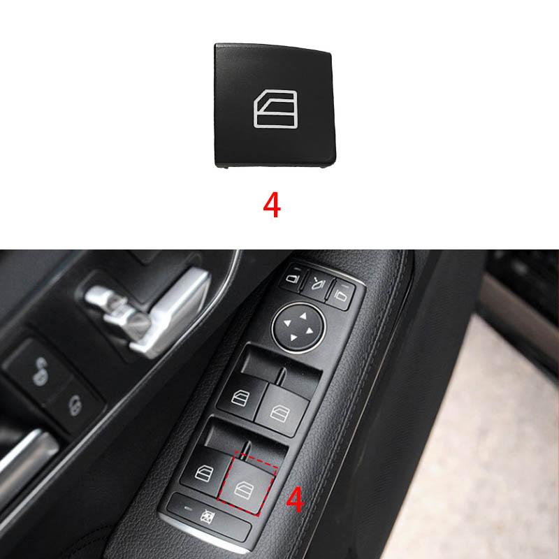 

Крышка кнопки ремонта главного переключателя стеклоподъемника автомобиля, крышка переключателя управления стеклом двери, крышка ключа для C-класса W204 GLK X204 E-класса W212 W207 4