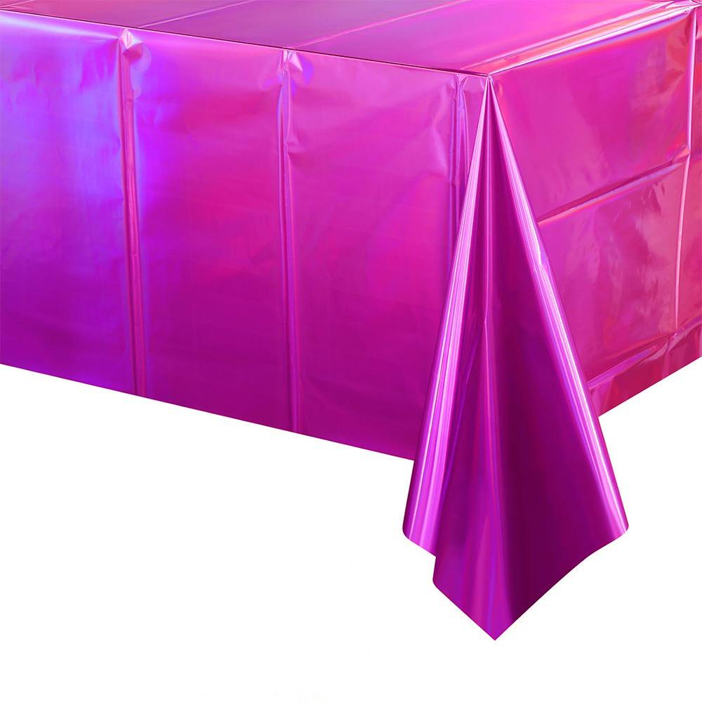 Wasserdichte Dekorative Tischdecke für Feiern: Neujahr, Geburtstag, Valentinstag, Disco, Hochzeit, Picknick - Ölbeständig und Einweg