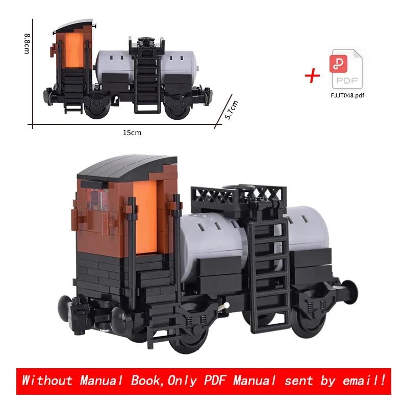 MOC Creative Expert Ideas City Printed Tank Car Express Bricks Building Blocks DIY Toys for children gift