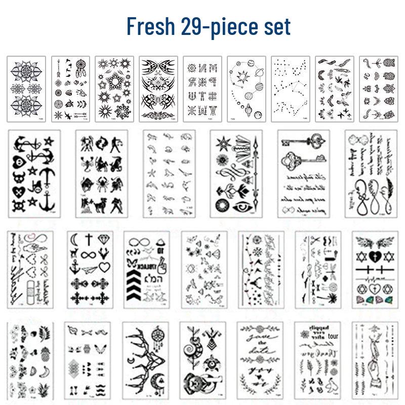 25th Anniversary Tattoo Sticker Set: Unique and Exclusive Designs