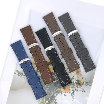 22mm Sportliches PU-Leder Uhrenarmband Für Amazfit Bip 6 5 Uhrenarmband Smartwatch Zubehör Für Amazfit Balance 2 GTR 4 3 2 Armband