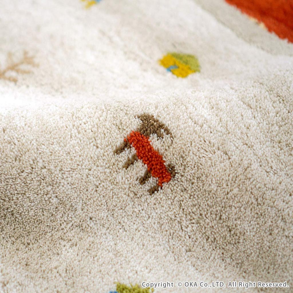 OKA Entrance Mat, Beige, Approx. 30cm x 110cm, Washable, Corner Adsorption, Gabe, Adsorption, Non-Slip