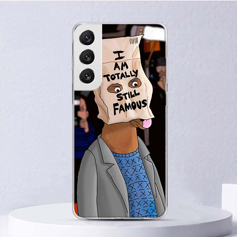 Cartoon B-BoJack Horsemans Soft Case For Samsung Galaxy S25 S24 S23 S22 Ultra Phone Cover S21 S20 FE S10 Plus S10E S25U Funda Co