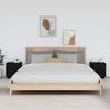 818284 vidaXL Bedside Tables 2 Pcs Black 40x34x45 Cm Solid Pine Wood