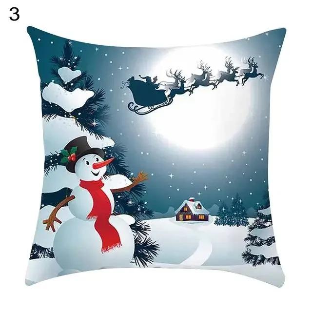 Fete de Perna Tematica Craciun Accesorii Auto Birou Mos Craciun Sufragerie Canapea Acasa Fete de Perna