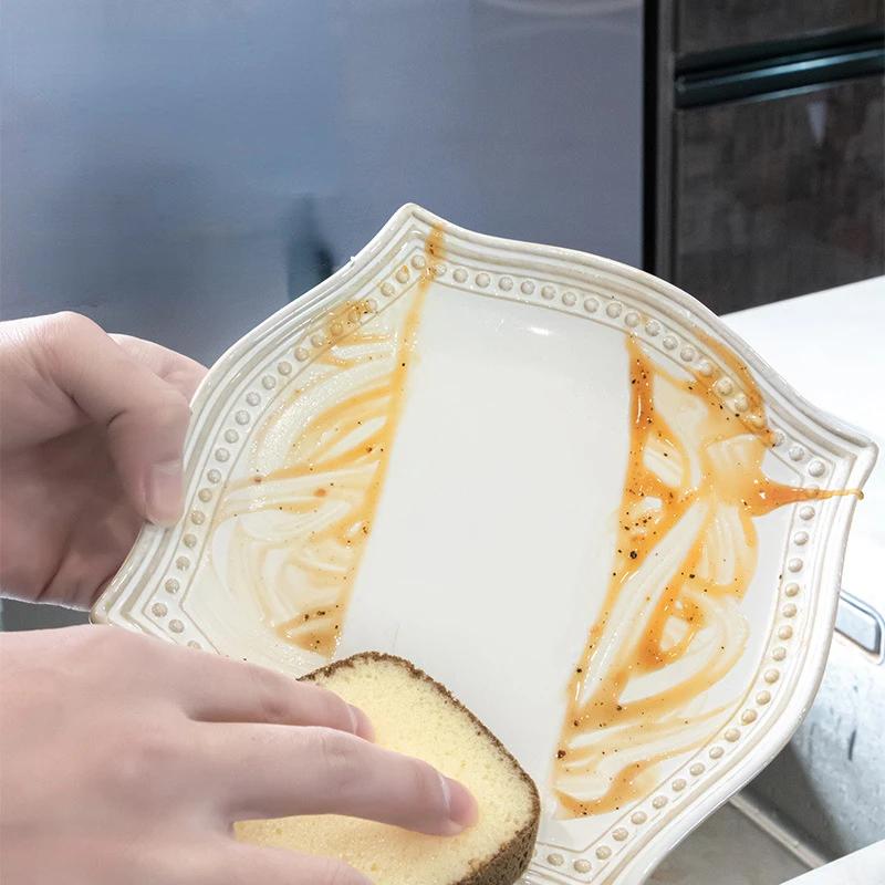 2 stuks Levendige Broodsponzen voor Keuken Interessante Imitatie Toast Afwaspons Keukengerei Huishoudelijke Schoonmaak Gadgets