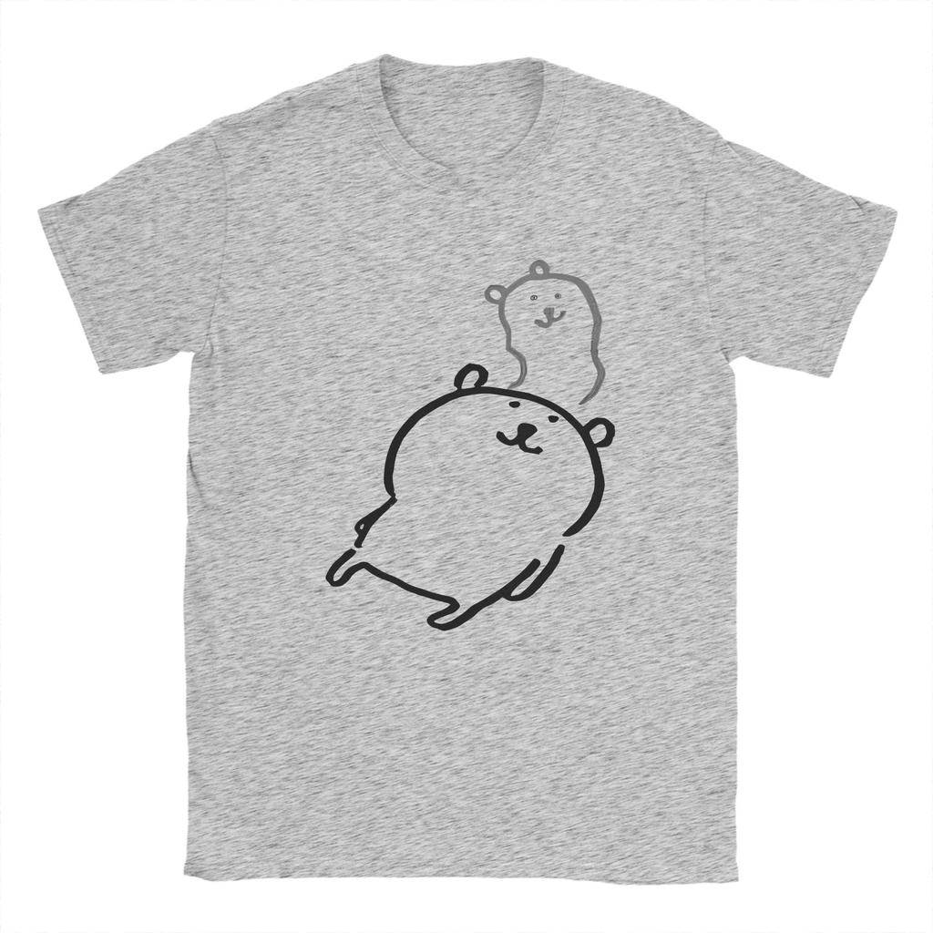 Joke Bear T Shirt Summer   Cotton  Trendy Cool T-Shirts Men 100 Cotton O-Neck Oversized Top Tees Short Sleeves Y2K Casual Tshirt