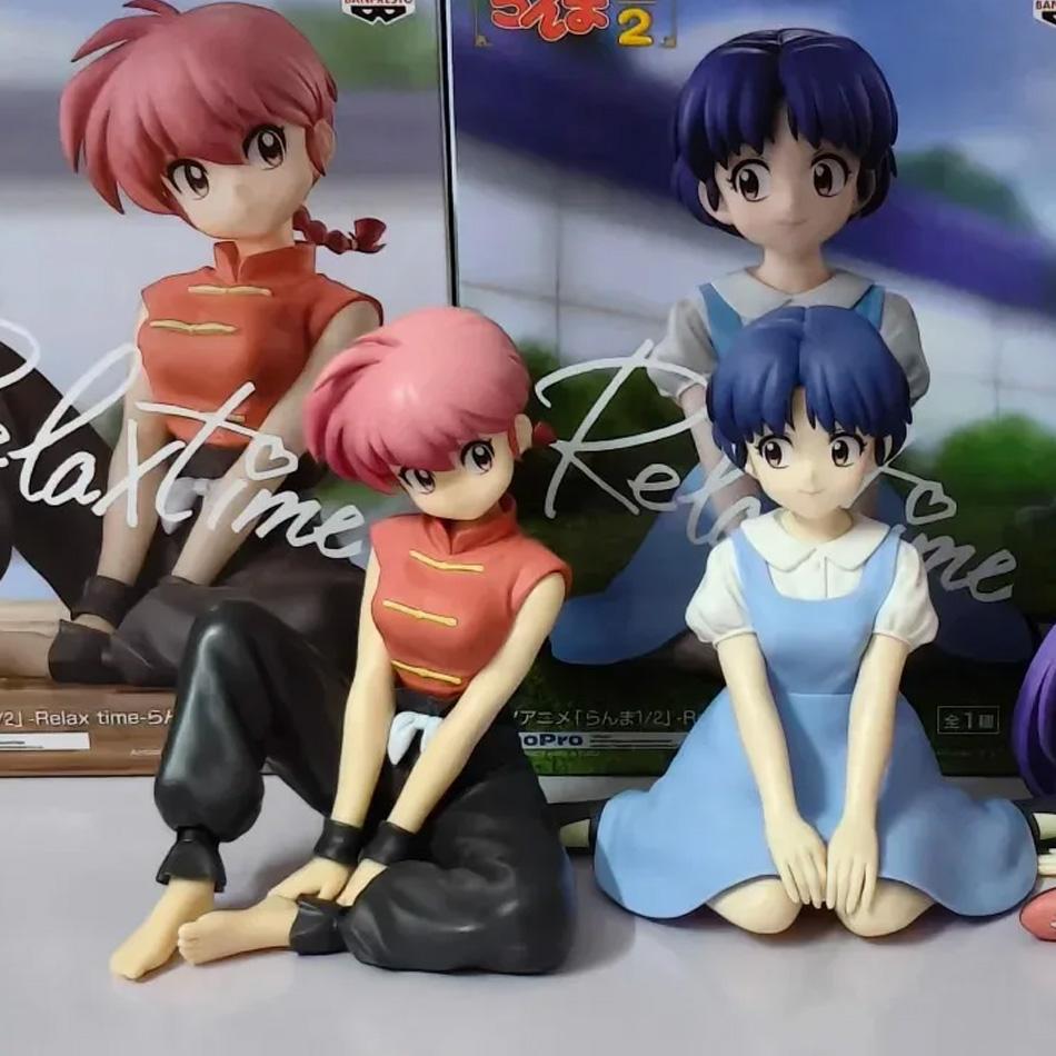 Original BANDAINAMCO BANPRE Ranma 1/2 Relax Time Shampoo Tendou Akane Figure Model in Stock Collectible Toy Figurine for Fans
