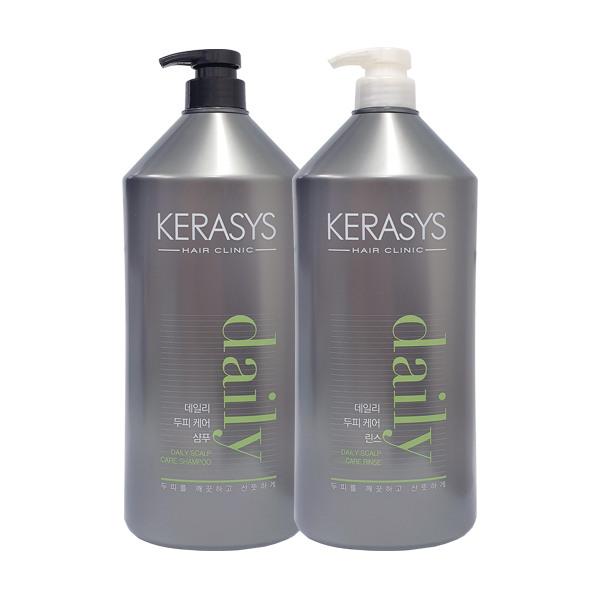 KERASYS Scalp Clinic Shampoo 1500ml + Rinse 1500ml (Large Capacity)