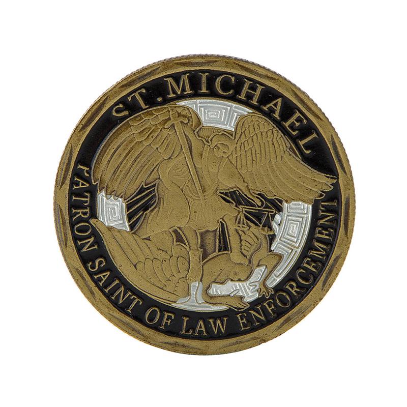 Odznaka Policjanta Świętego Michała Patron Święty Pamiątkowy Challenge Coin