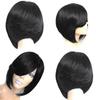 Elegant Short Mix Color Hair Wig With Natural Straight Synthetic Hair For Cosplay