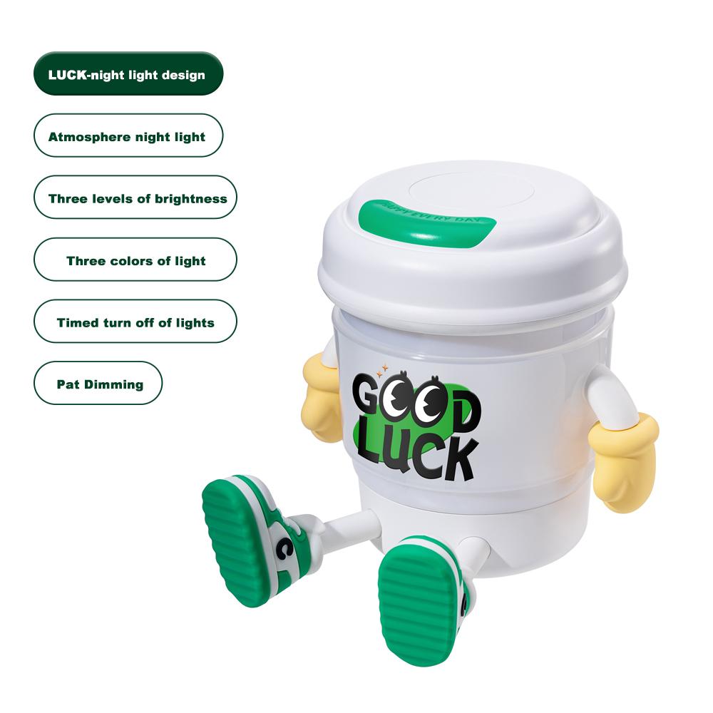 

Ночник для спальни, мультяшные украшения, светодиодные подарки на день рождения, праздничный кофейный ночник, украшение для спальни