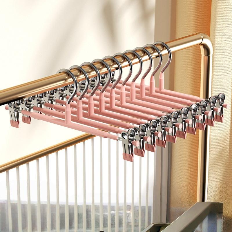 

10 шт. Нескользящая вешалка для одежды, Сушилка для одежды для общежития, Бытовая опора для одежды, Не оставляющая следов вешалка для одежды