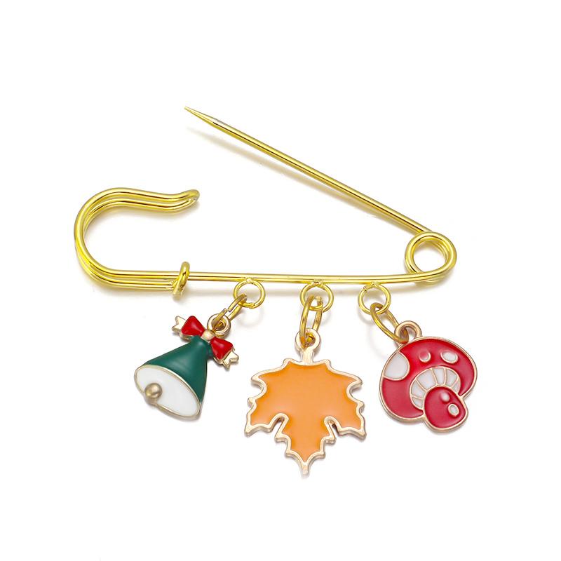 5-10pcs/lot Gold Safety Pins Brooches Blank Base Brooch Pin with Holes Fasteners Pin For DIY Jewelry Making Supplies Accessories