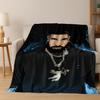 Legends Rapper Collection HIP HOP Rap Star Art Flannel Blanket,Cozy Soft Throw Blanket for Home Bedroom Bed Sofa Cover Gift Kid