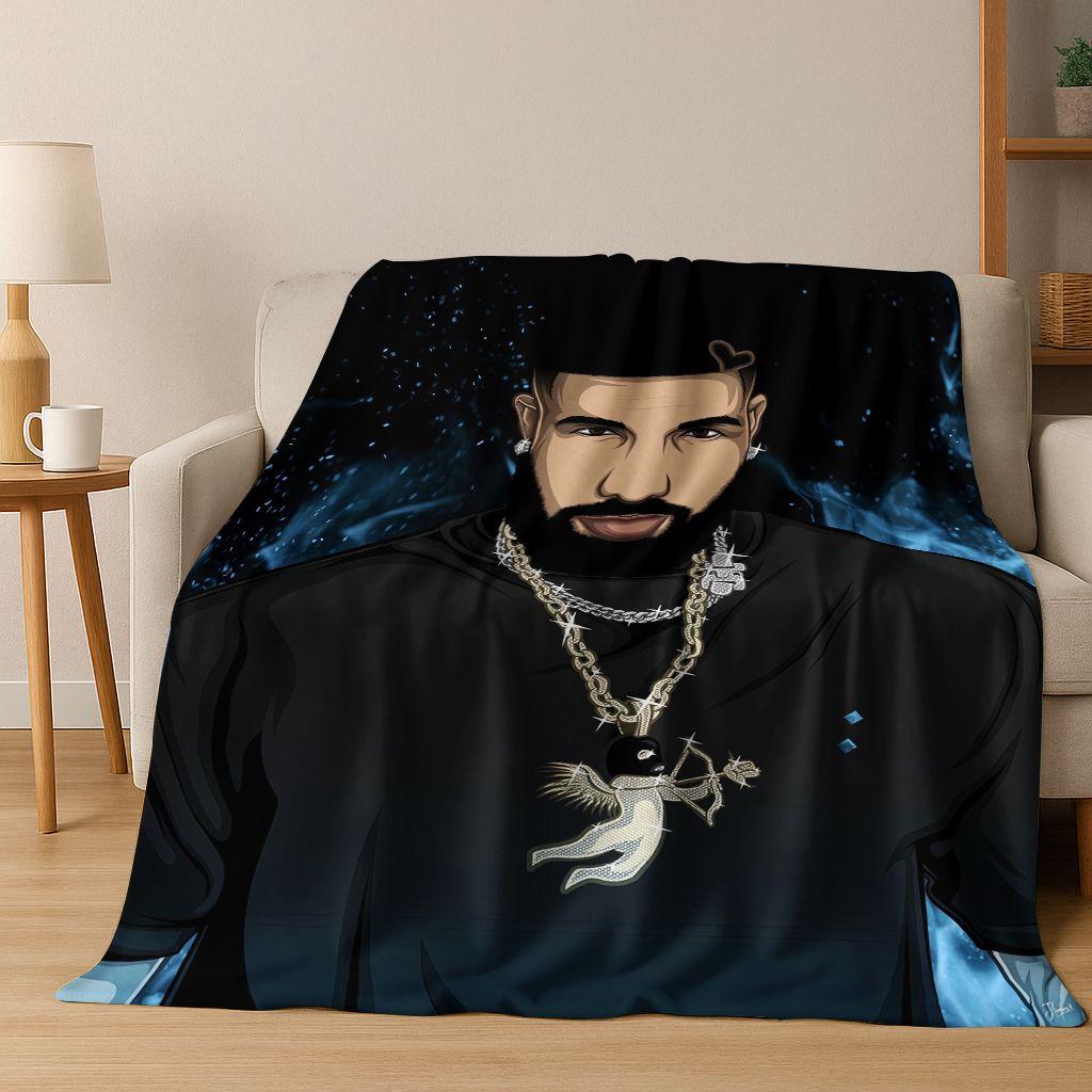 Legends Rapper Collection HIP HOP Rap Star Art Flannel Blanket,Cozy Soft Throw Blanket for Home Bedroom Bed Sofa Cover Gift Kid
