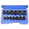 13PCS Impact Bolt & Nut Remover Set Bolt Extractor Removal Tool Set with Storage Box