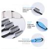3/5/10 Pcs Manual Toothbrushes Ultra Soft Charcoal Bristles Non Slip Handle For Adult Daily Home Oral Care