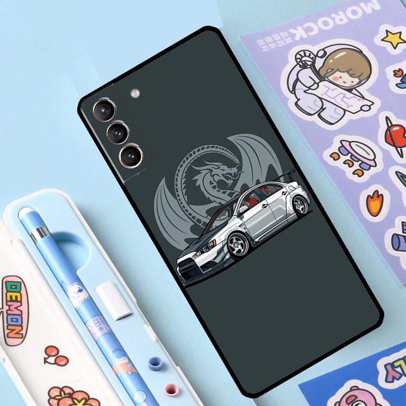 Coque JDM Car Evo Pour Samsung Galaxy S23 S21 FE S20 FE S22 Plus Note 20 Ultra Note 10 S8 S9 S10 Plus