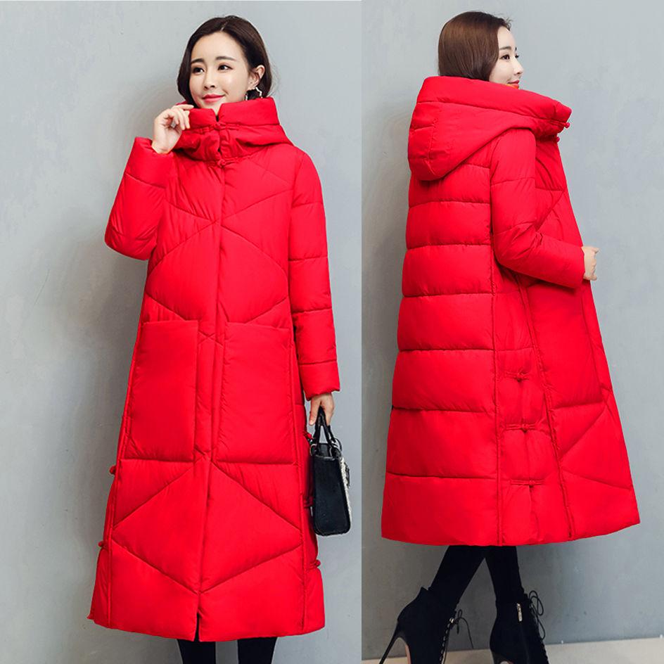 WOmen Hooded Jackets Long Outerwear Female Parkas Base Coats Women Cotton Thick Casual