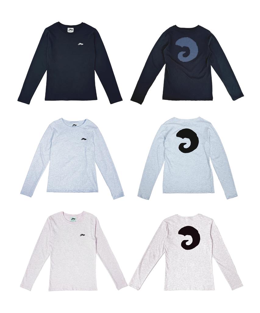 Tansanmageunesyum Horn Applique Long Sleeve (Light Pink)