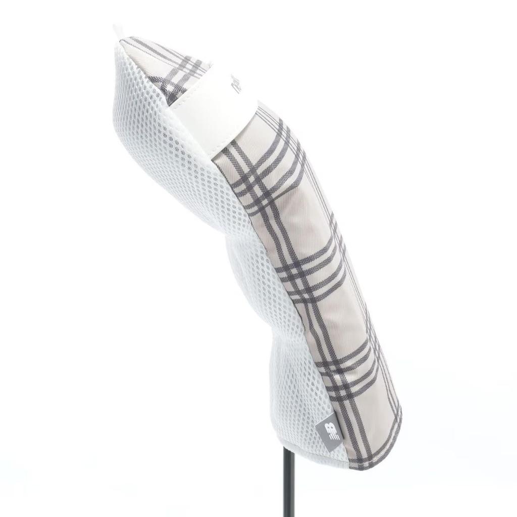 [New Balance] Golf Head Cover [Leopard Double Check] (460cc CompatibleFor Driver)  DR  012-5184501 041Beige FR