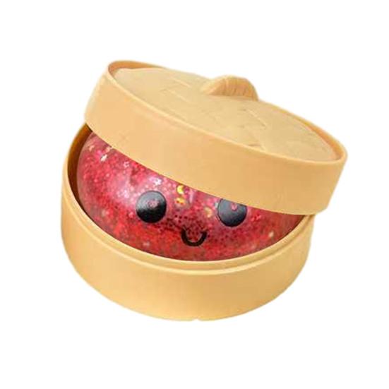 1/4ks Simulovaná hračka na parenú buchtičku Úľava od stresu Pomalé dvíhanie Buchtička Senzorická hračka Kancelária Domov Relaxácia Mäkká loptička na stres Buchtička Stláčacia Fidget hračka