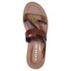 Harlan Antibacterial Slide Slippers Women's Brown CA363-KHSD