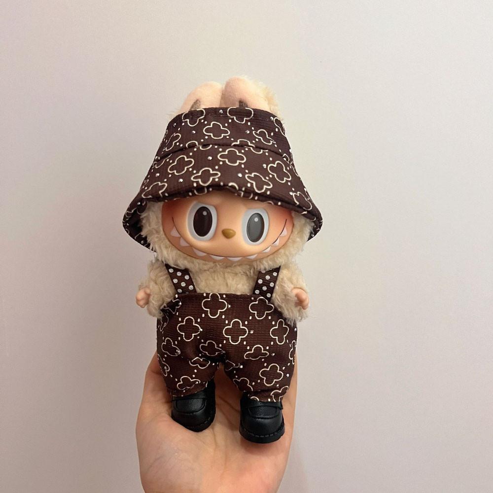 Niedliches Freizeitkleidungsset für 17 cm Labubu Vinylpuppe DIY Ankleidekleidung Requisiten Zubehör