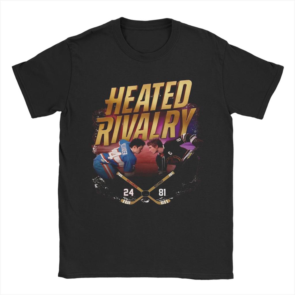 T-shirt Stampata Shane Hollander Heated Rivalry Hudsoned Williams per Unisex 100% Cotone Maglietta a Maniche Corte