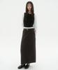 Woman Women'S Maxi Skirt [Dark Brown]