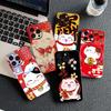 Protective Cover for Samsung Galaxy S20 S22 S21 FE Ultra Plus A07 A17 A15 A16 A25 A57 A37 Casing Phone Case Lucky Money Cat
