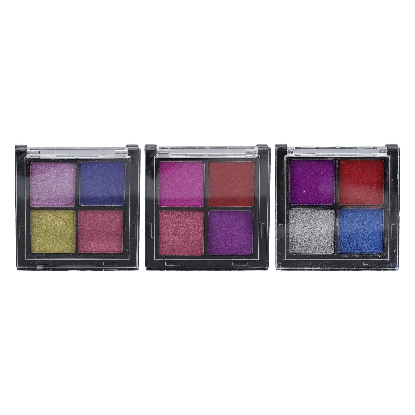 

3pcs 4 Colors Nail Powder Solid Mirror Effect Manicure Pigment for DIY Nail Art Eyeshadow Makeup