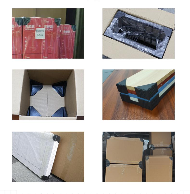 Three-Sided Plastic Furniture Sheet, Moving Packaging, Express Carton Corner Protection, Anti-Collision, Thickening, 50Pcs