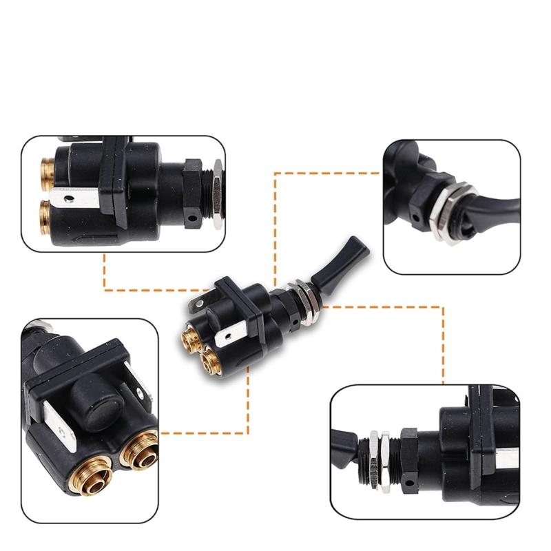 Schnellanschluss Luft Elektrischer Kippschalter Trennschalter Für Sattelzug Bremssystem Ersatz K295 362 1