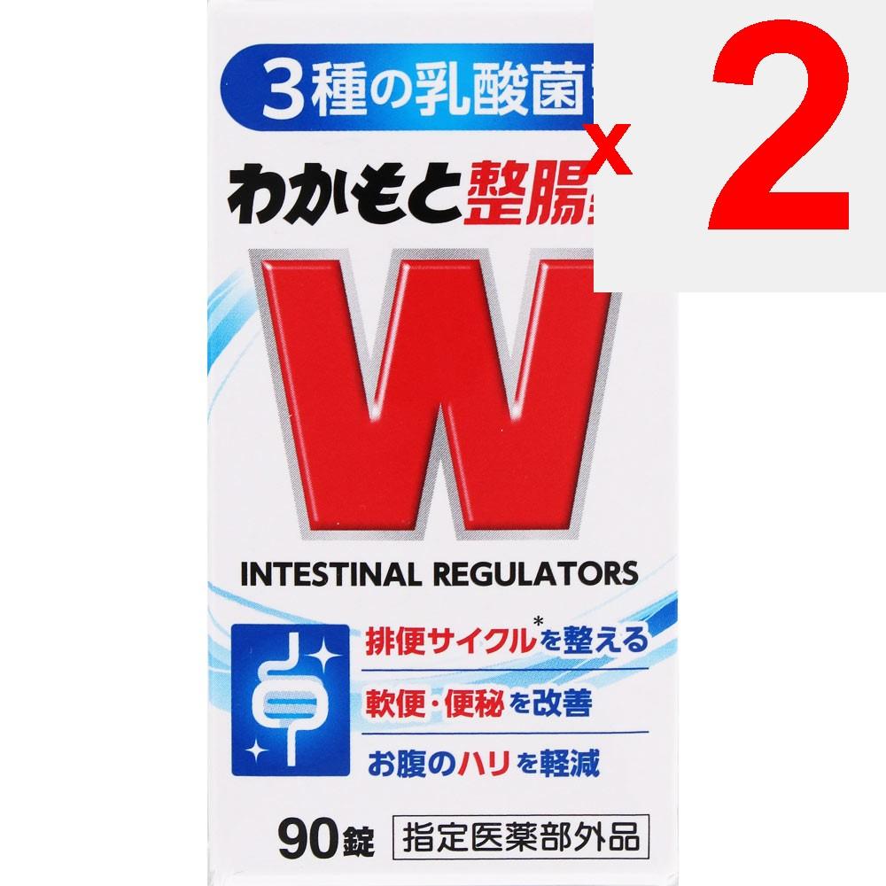 Wakamoto Intestinal Medicine 90 tablets (Designated Quasi-Drug) Intestinal preparations Efficacy: Regulates bowel movements, Constipation, Loose stool