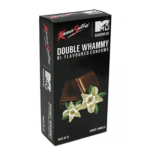 Chocolate and Vanilla Flavored Condoms (12 Pcs), Choco-Vanilla Condoms, Kamasutra