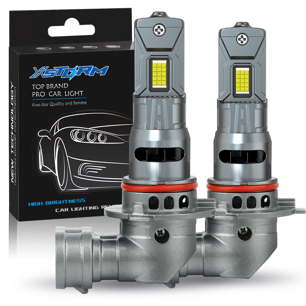 XSTORM H7 Светодиодные лампы H4 H11 H8 H27 800 881 HB3 9005 HB4 9006 Автомобильные лампы головного света CSP Автолампы с вентилятором Турбо-свет 6000K 12V HB4 9006