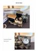 Vintage Locomotive Alarm Clock - Wake-Up & Back-to-School Gift for Students