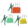Cattle Ear Tags 001 to 100 Number Plastic Livestock Animal Tag Ear Tag Applicator Kit for Cows Goats Sheep Pigs