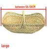 Handmade Small Bamboo Woven Basket for Fruits, Vegetables, Eggs, and Kitchen Storage
